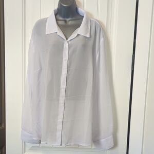 VENUS Sheer White Shirt